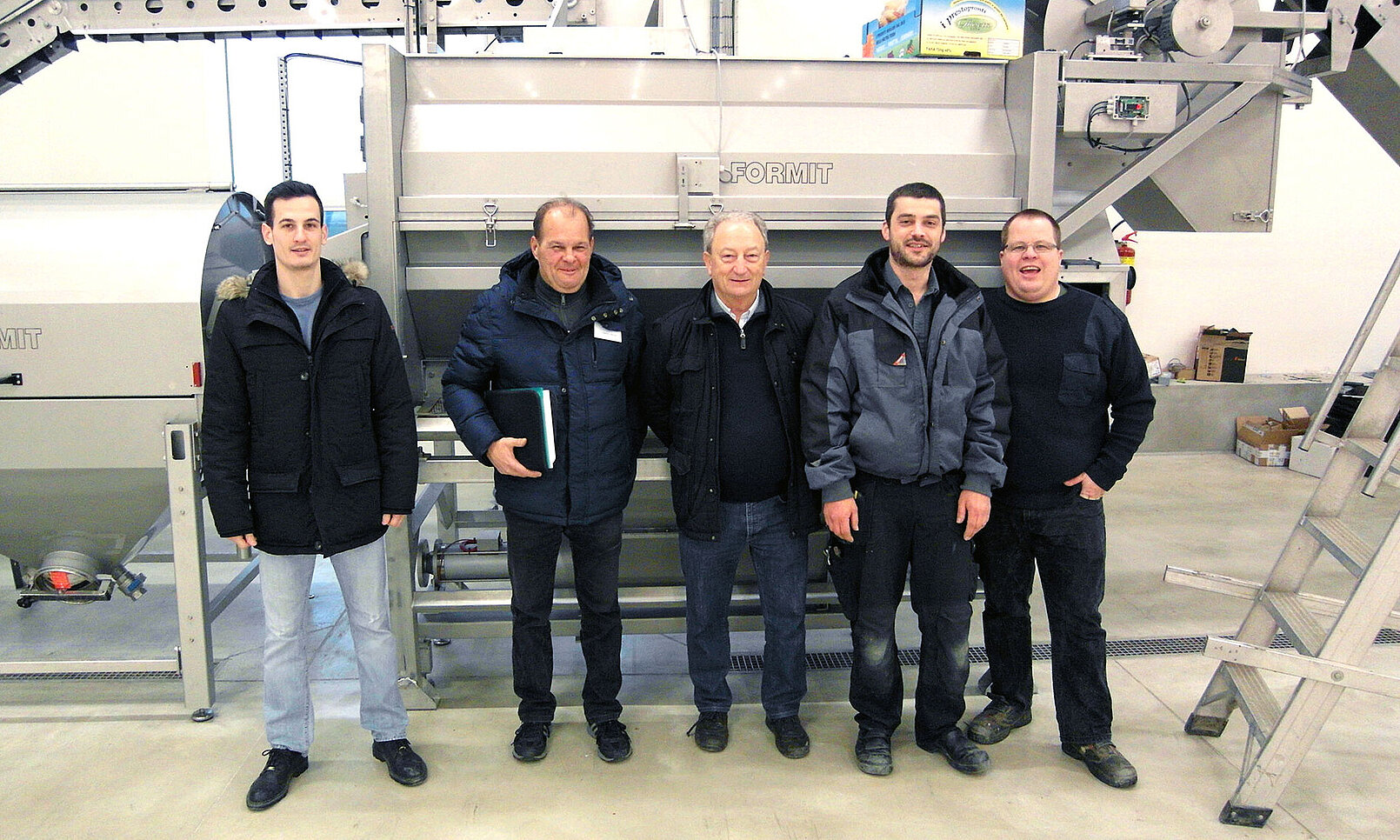 Acceptance test for the processing line for Ghisetti at KRONEN
