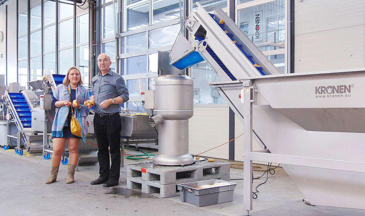 Acceptance test for the processing line for LENTA in Kehl