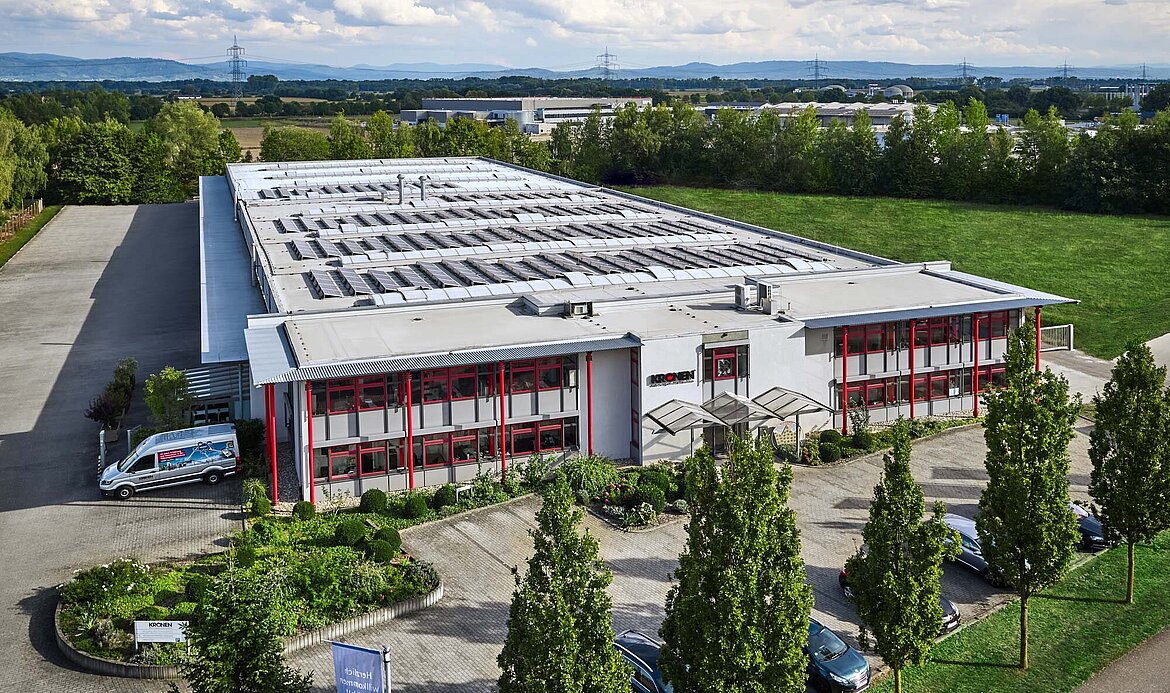 Sedes - La sede principal de KRONEN se encuentra en Kehl-Goldscheuer am Rhein. Nuestras soluciones son «Made in Germany». Asimismo, contamos con una red alrededor del mundo.