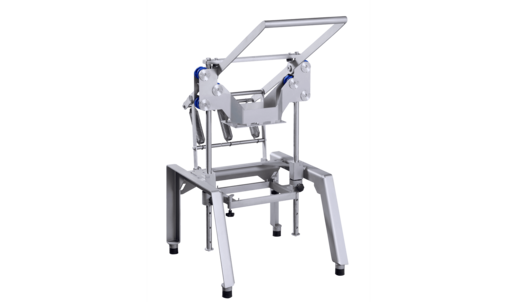  Máquina cortadora manual HGW de KRONEN para cortar, pelar y segmentar frutas y hortalizas