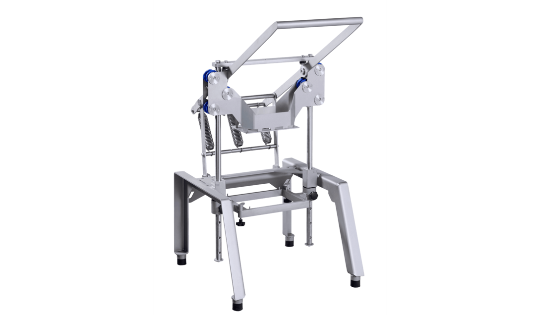  Máquina cortadora manual HGW de KRONEN para cortar, pelar y segmentar frutas y hortalizas