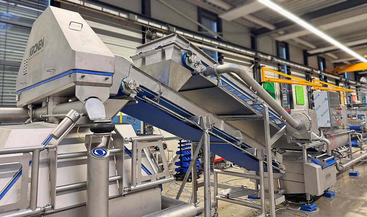 Verarbeitung von Eisbergsalat bei KRONEN-Kunden Kanes UK
