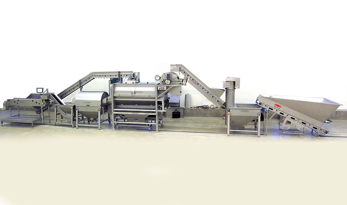 Processing line for vegetables for Ghisetti in Italy