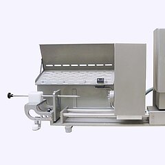 Die Gemüsespiralen-Schneidemaschine S021 von KRONEN ist wartungsarm und schnell zu reinigen.