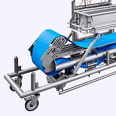 Le système de pesage de recettes de iWEIGH, un partenaire de KRONEN, est facile à nettoyer.