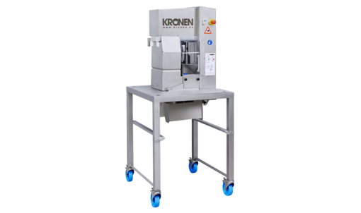 Apple peeling and cutting machine AS 6 from KRONEN for peeling, coring and dividing apples