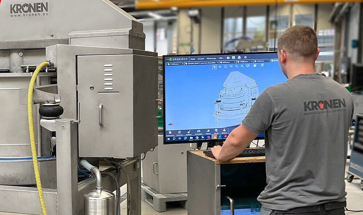 Digitale Arbeitsplätze in der KRONEN Produktion