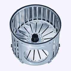 Optimaler Schälertrag mit dem Messerschälsystem der Kartoffelschälmaschine PL25 S von KRONEN.