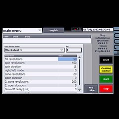 The K850 drying system from KRONEN permits flexible program settings for different products and is easy to operate