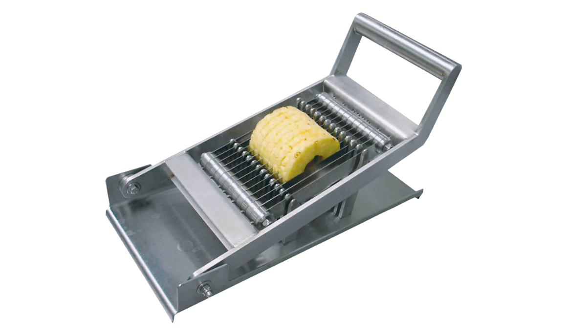 Manual pineapple slicer MASS from KRONEN for precise slicing