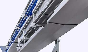 There are standard and optional drip trays available for the K650 drying system from KRONEN