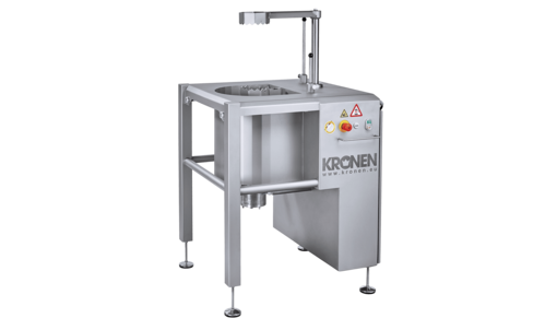 The sturdy cabbage stem corer KSB-2 from KRONEN is ideal for the professional stem removal from whole cabbage heads.