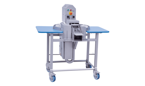 Slicer TONA-S from KRONEN for cutting fruit and vegetables into precise slices with a processing capacity of up to 1200 products per hour