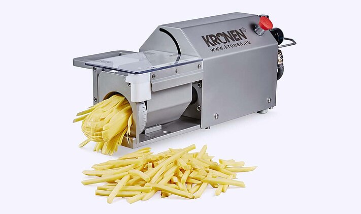 The S198 can be used for cutting vegetable sticks and figures and  longitudinal cuts.