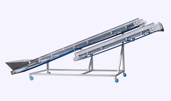 K650 drying system from KRONEN: buffer conveyor for continuous processing