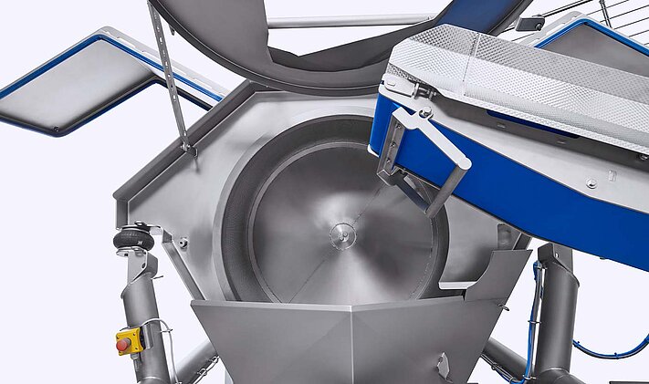 Offene, zugängliche Bauweise der Zentrifuge von KRONEN erleichtert die Reinigung.