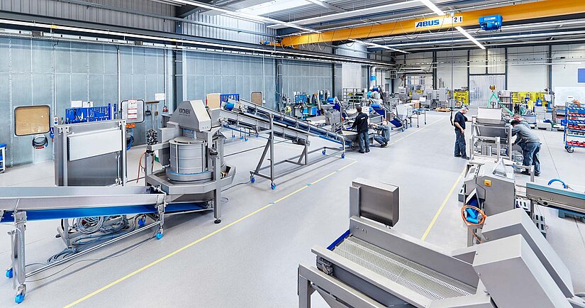 KRONEN food technology: production at the site Kehl-Goldscheuer, Germany