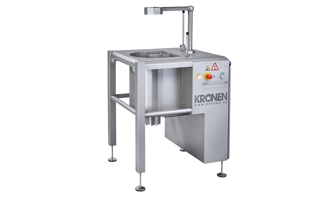 La robusta descorazonadora de coles KSB-2 de KRONEN es ideal para el descorazonado profesional de coles enteras.