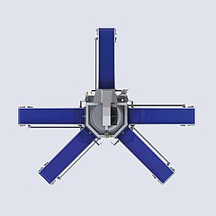 El sistema de secado K650 de KRONEN tiene 8 diferentes variantes de montaje y ha sido diseñado de un modo que ahorra espacio