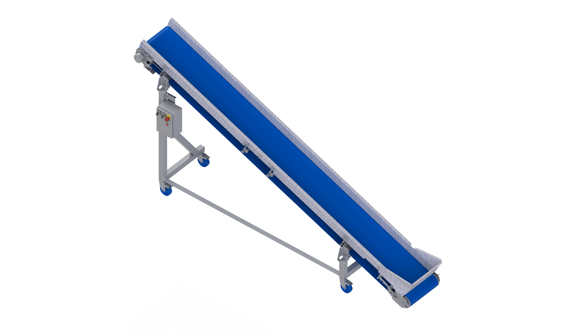 The PLUS conveyor belt from KRONEN is optimized with regard to cleaning and hygiene and can be individually adapted