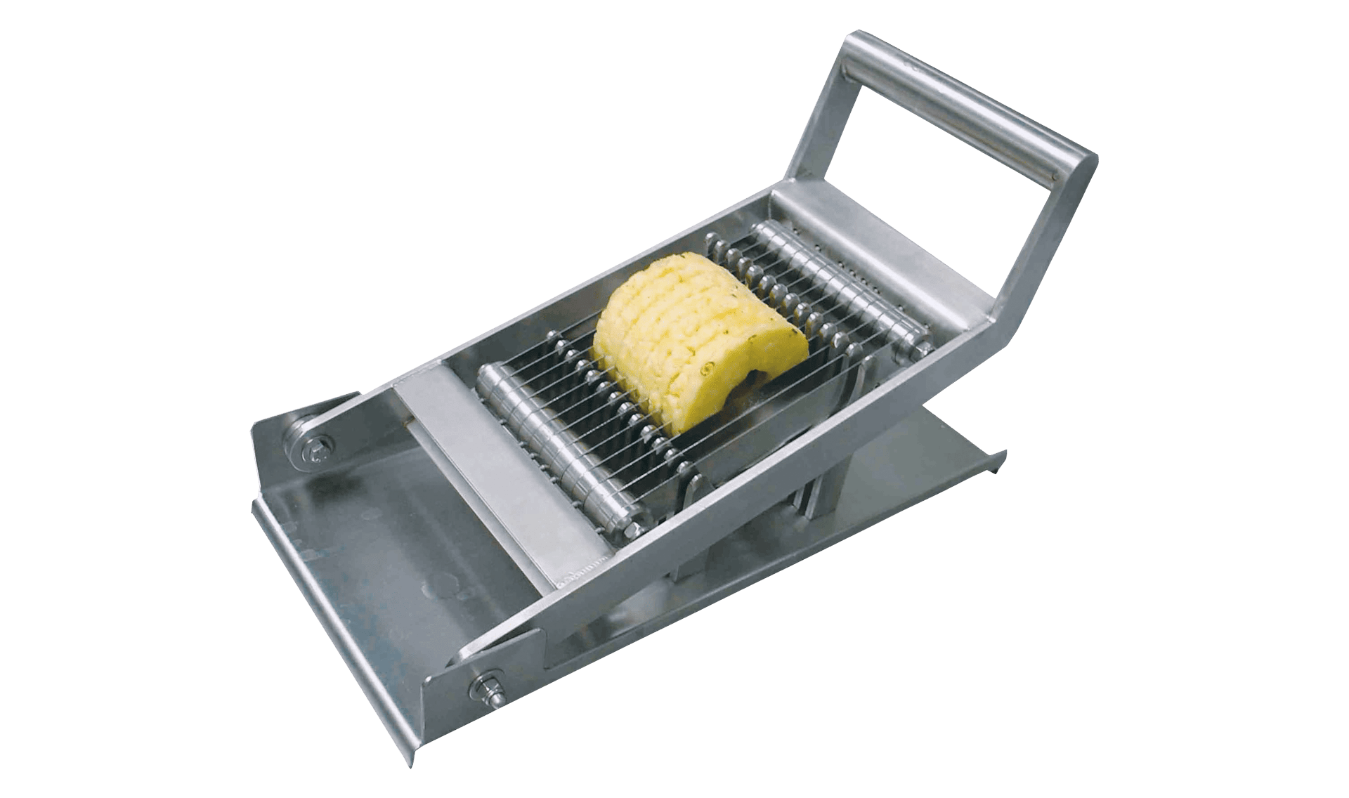 Manual pineapple slicer MASS from KRONEN for precise slicing